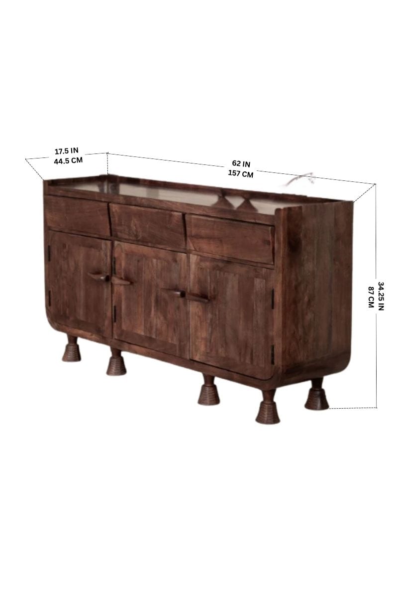 SIDEBOARDS Phase Acacia Wood Sideboard