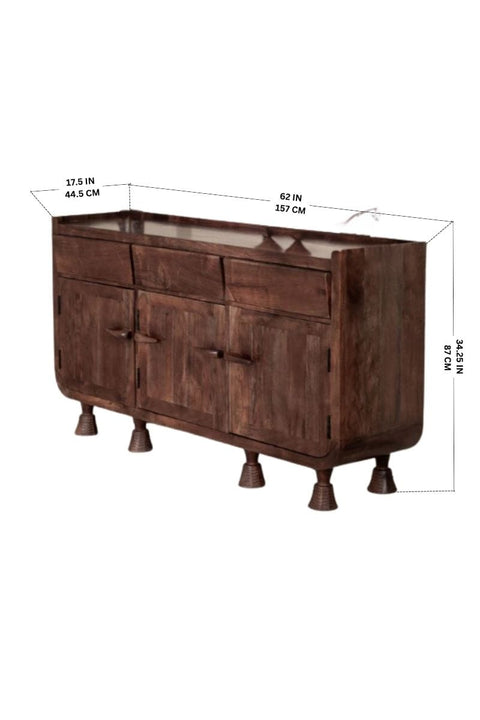 SIDEBOARDS Phase Acacia Wood Sideboard