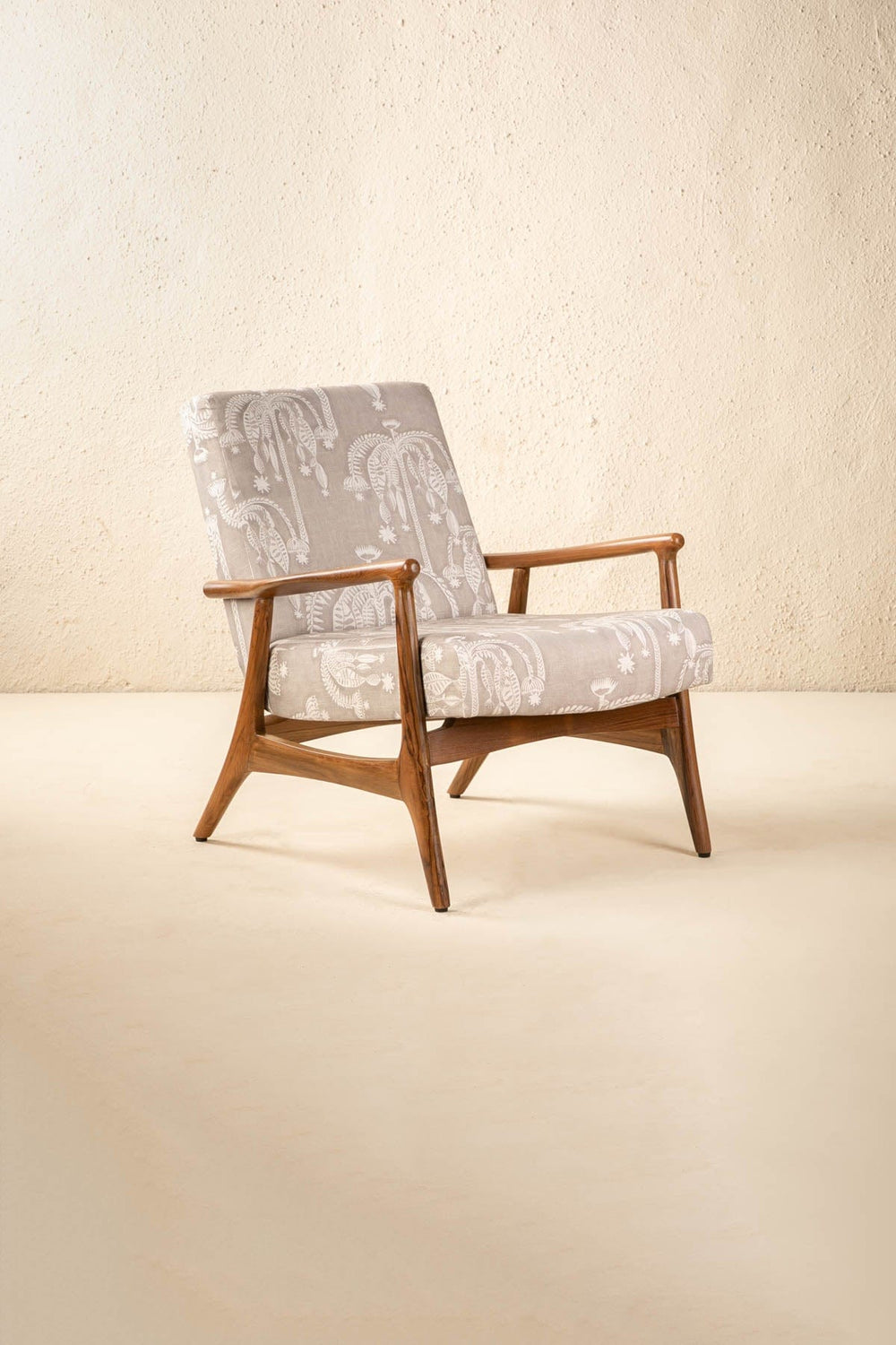 Toddy Palm Taupe Fabric