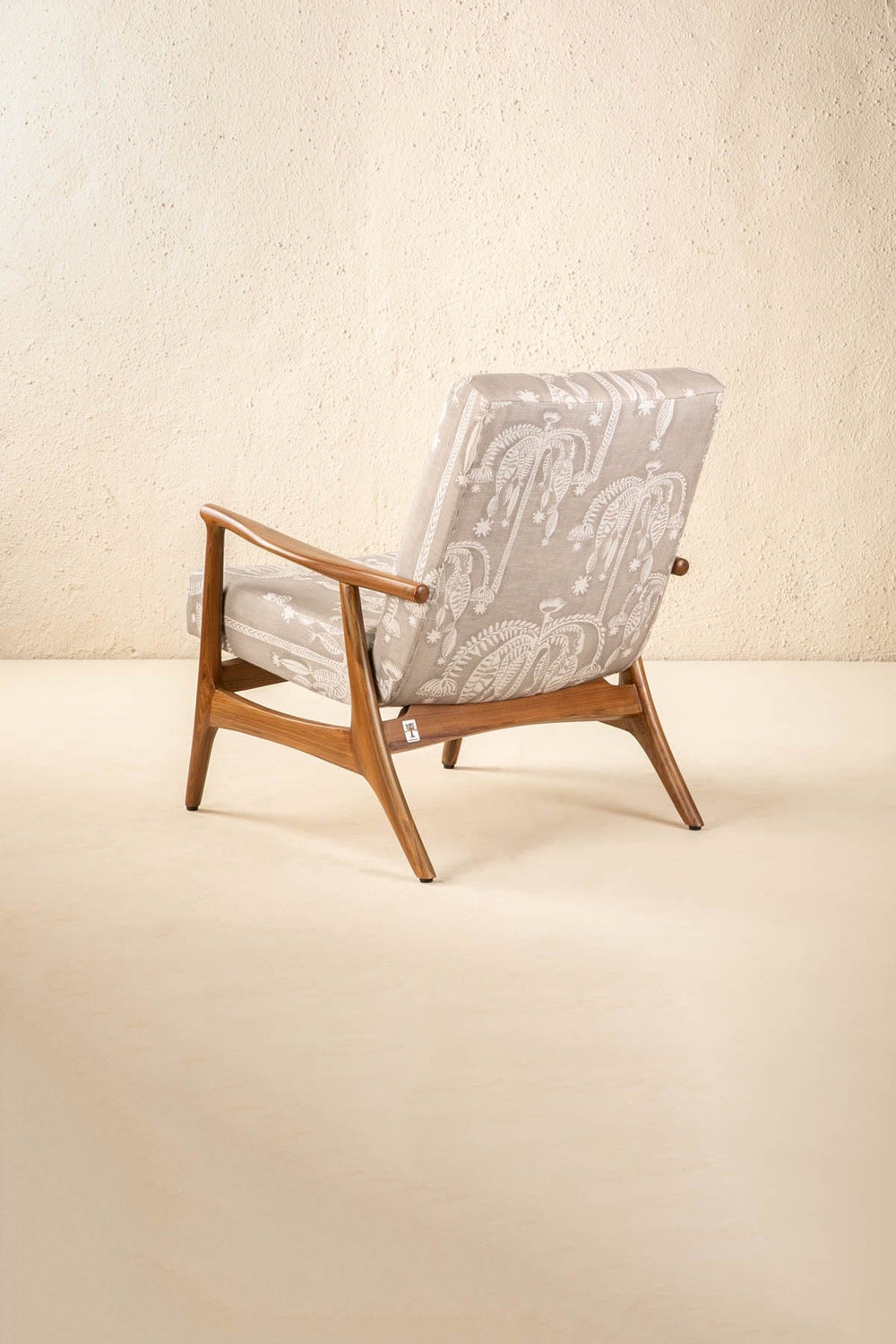 Toddy Palm Taupe Fabric
