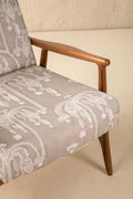Toddy Palm Taupe Fabric
