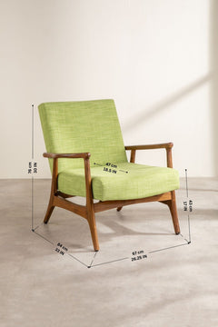 Raffia Citron Green Fabric
