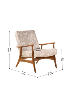 Toddy Palm Taupe Fabric
