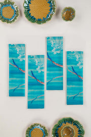 NAPKINS Pica Pica Spring Teal Dinner Napkin (Set Of 4)