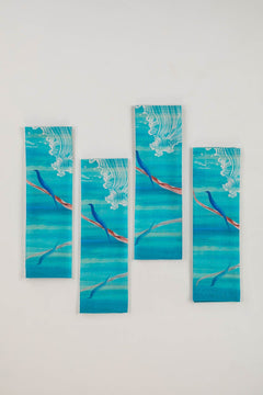 Pica Pica Spring Teal Dinner Napkin (Set Of 4)
