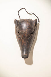 WALL ACCENTS Pig Faces Reclaimed Wood Wall Mask