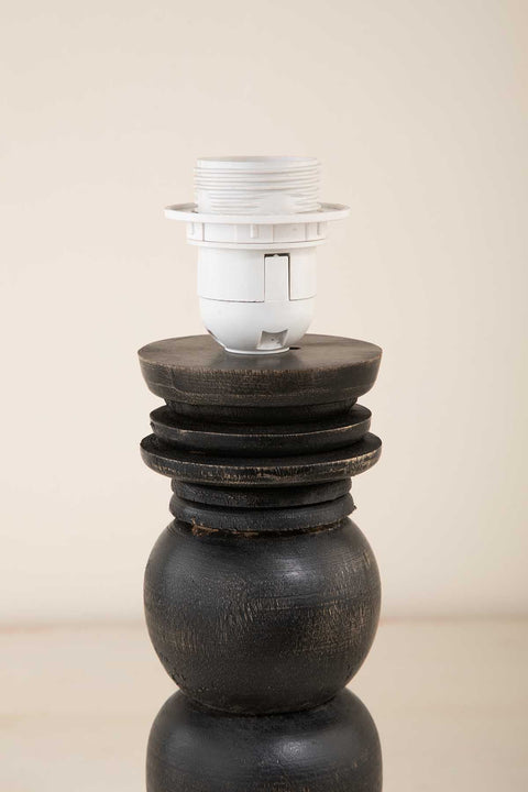 TABLE LAMPS Pillar Charcoal Table Lamp