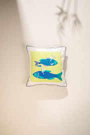 PRINT & PATTERN CUSHIONS Pisces Dream Weaver  Fabgreen Cushion Cover (41 Cm X 41 Cm)