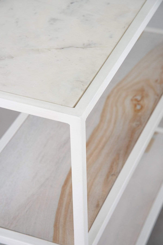 CONSOLE TABLES Pixel White Console Table