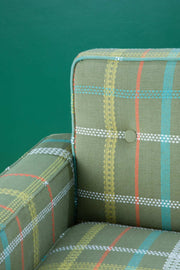 PRINT & PATTERN UPHOLSTERY FABRICS Plantation Plaid Patterned Upholstery Fabric