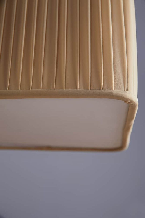PENDANT LAMPS Pleated Fabric Rectangle Pendant Lamp