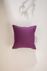 ACCENT CUSHIONS Pom Poms Grape Cushion Cover (41 Cm X 41 Cm)