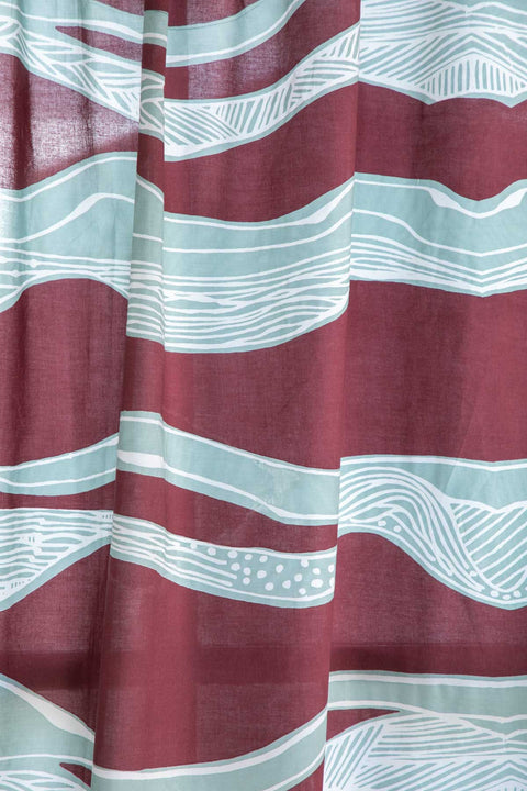 CURTAINS Puzzikoli Grape Sheer Curtain