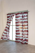 Puzzikoli Grape Sheer Curtain