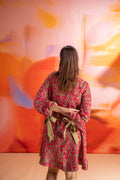 DRESSES Puzzle Tree Short Dress (Merlot Pink)