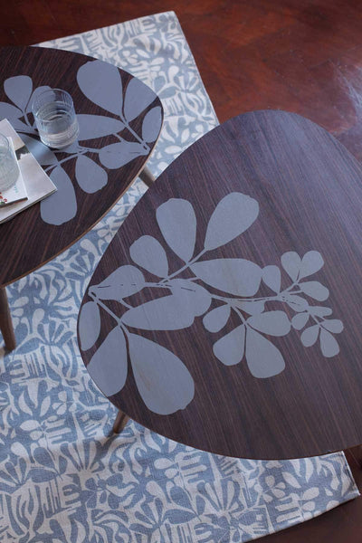 COFFEE TABLES Puzzle Tree Teak Wood Nested Coffee Table