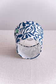 LAMPSHADES Puzzle Tree Tiny Taper Lampshade (Blue And White)