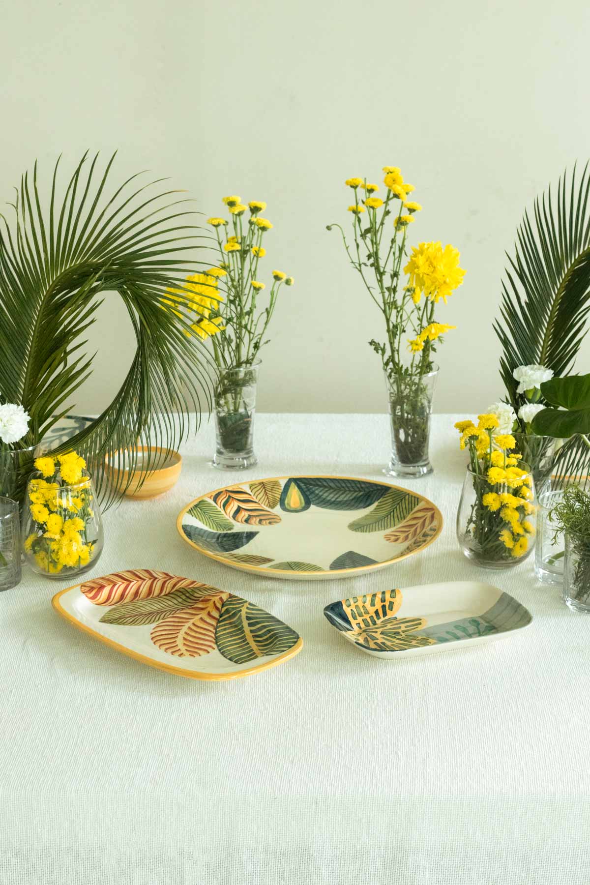 SERVING PLATTERS Quemon Ceramic Rectangular Platter