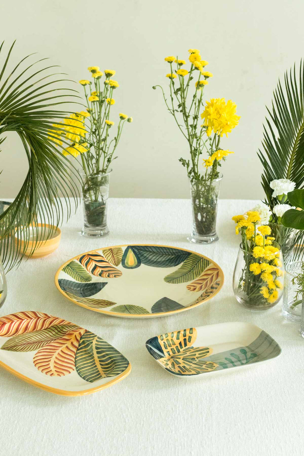 SERVING PLATTERS Quemon Ceramic Round Platter