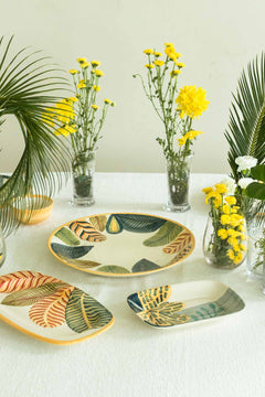 SERVING PLATTERS Quemon Ceramic Round Platter