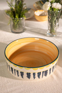 SERVING BOWLS Quemon Ceramic Large Straight Serving Bowl