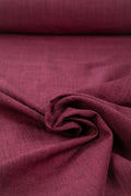 SOLID & TEXTURED UPHOLSTERY FABRICS Raffia Plum Red Solid Upholstery Fabric