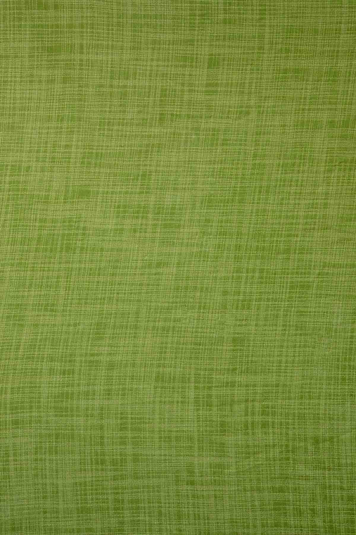 Raffia Citron Green Woven Heavy Fabric And Curtains