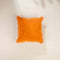 Raffia Orange Cushion Cover (41 X 41 Cm)