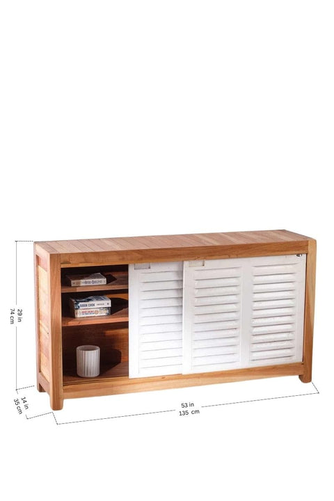 CABINETS Railway Shutter Cabinet (Repurposed Wood)