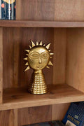FIGURINES Red Star Sun Sculpture (Gold)