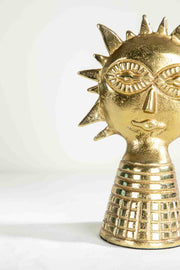 FIGURINES Red Star Sun Sculpture (Gold)