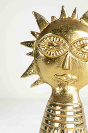 FIGURINES Red Star Sun Sculpture (Gold)