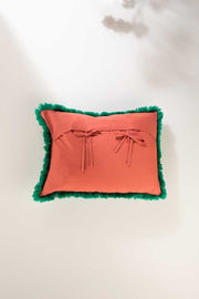 PRINT & PATTERN CUSHIONS Reddest Passion Flower Red Orange Cushion Cover (36 Cm X 50 Cm)