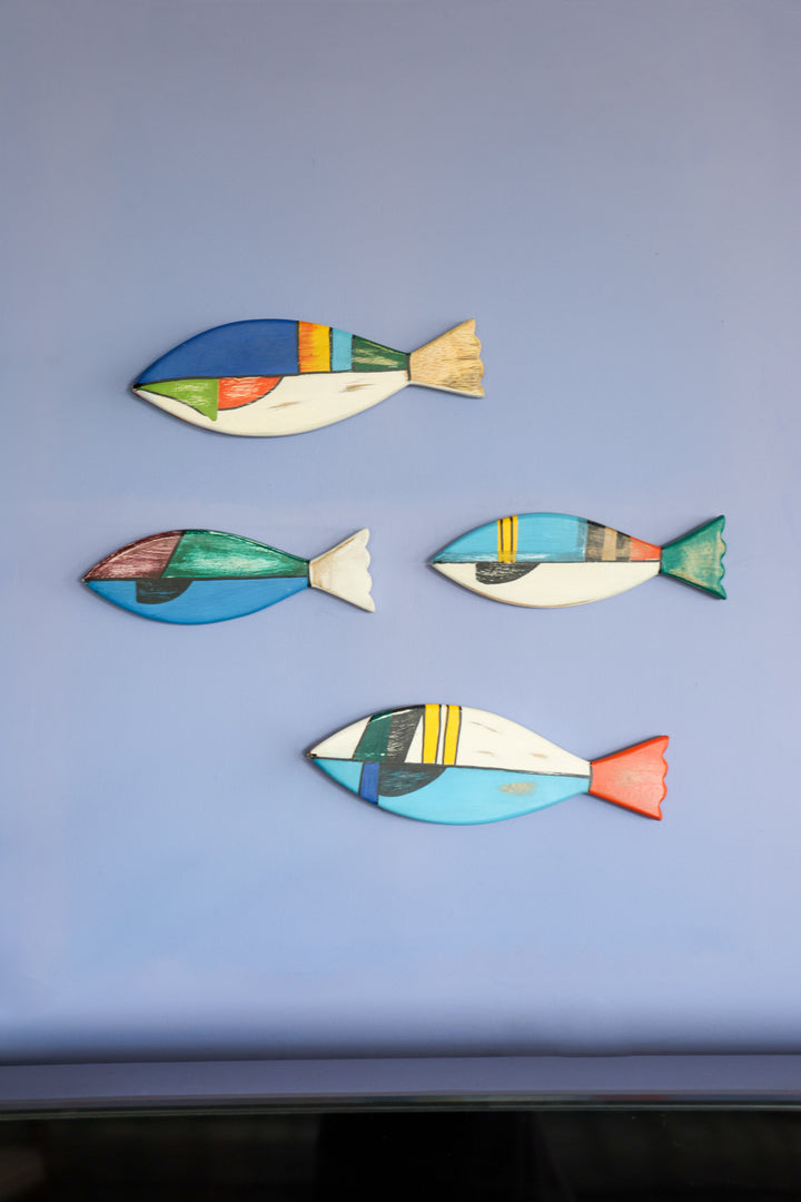 WALL ACCENTS Reefers Hand Painted Wall Decor