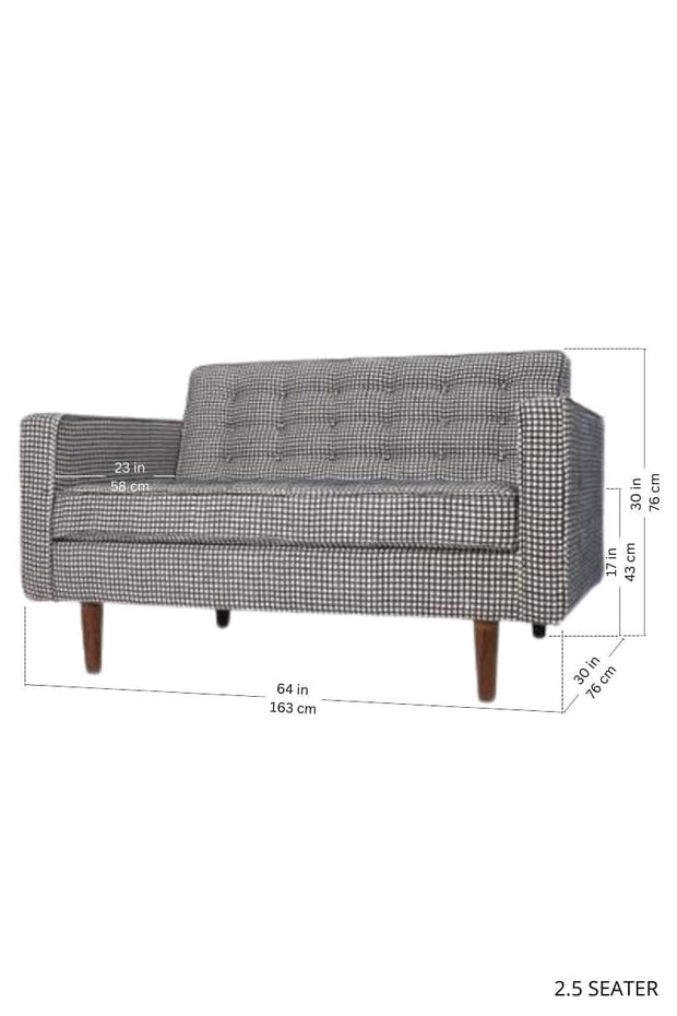 SOFAS Retro Button Down Sofa