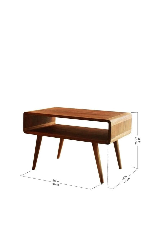 COFFEE TABLES Retro Teak Wood Coffee Table