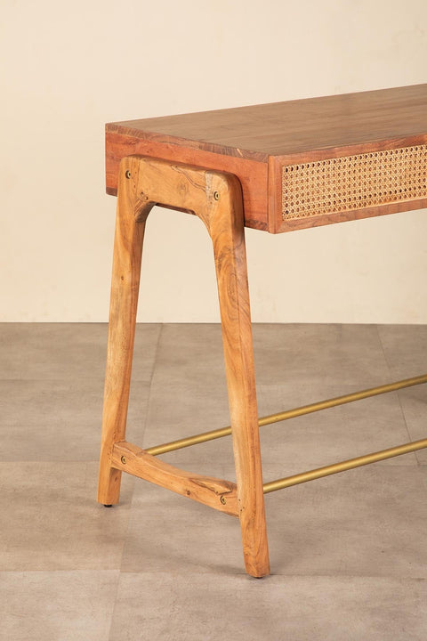 STUDY TABLES Right Angle Study Table (Teak Wood)
