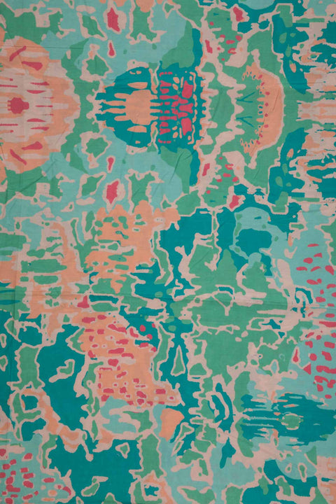 PRINT & PATTERN UPHOLSTERY FABRICS Rorschach Emerald Green Printed Upholstery Fabric