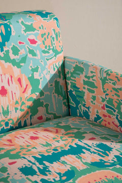 PRINT & PATTERN UPHOLSTERY FABRICS Rorschach Emerald Green Printed Upholstery Fabric