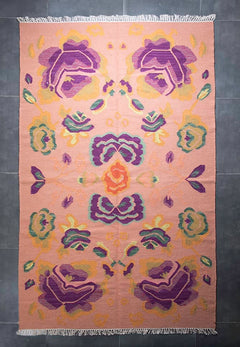 WOVEN & TEXTURED RUGS Rose Bagh Woven Rug (Pink Blush)
