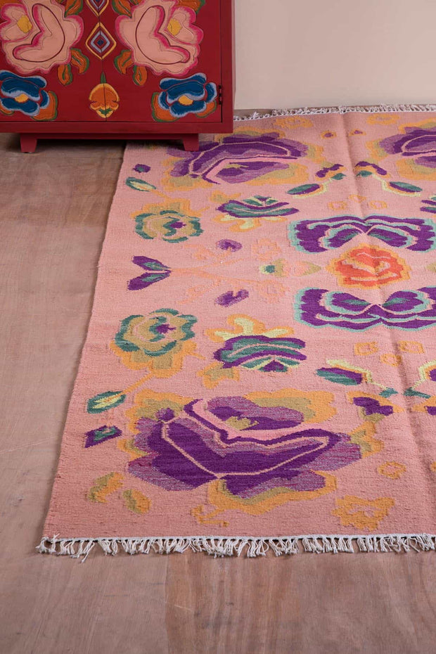 WOVEN & TEXTURED RUGS Rose Bagh Woven Rug (Pink Blush)