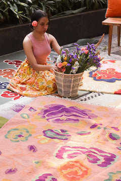 WOVEN & TEXTURED RUGS Rose Bagh Woven Rug (Pink Blush)
