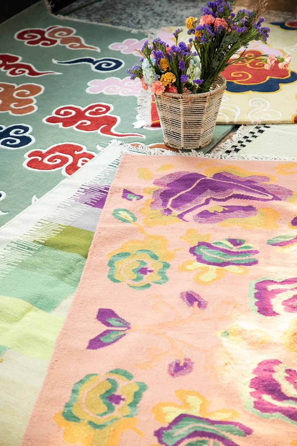 WOVEN & TEXTURED RUGS Rose Bagh Woven Rug (Pink Blush)