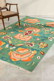 WOVEN & TEXTURED RUGS Rose Bagh Woven Rug (Green Lush)