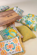 PRINT & PATTERN CUSHIONS Rose Frills Mango Cushion Cover (36 Cm X 50 Cm)