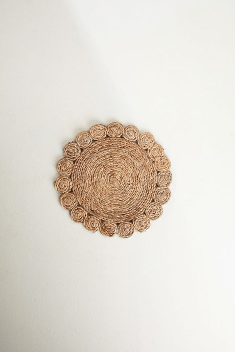 TABLE MATS Round Natural Table Mat