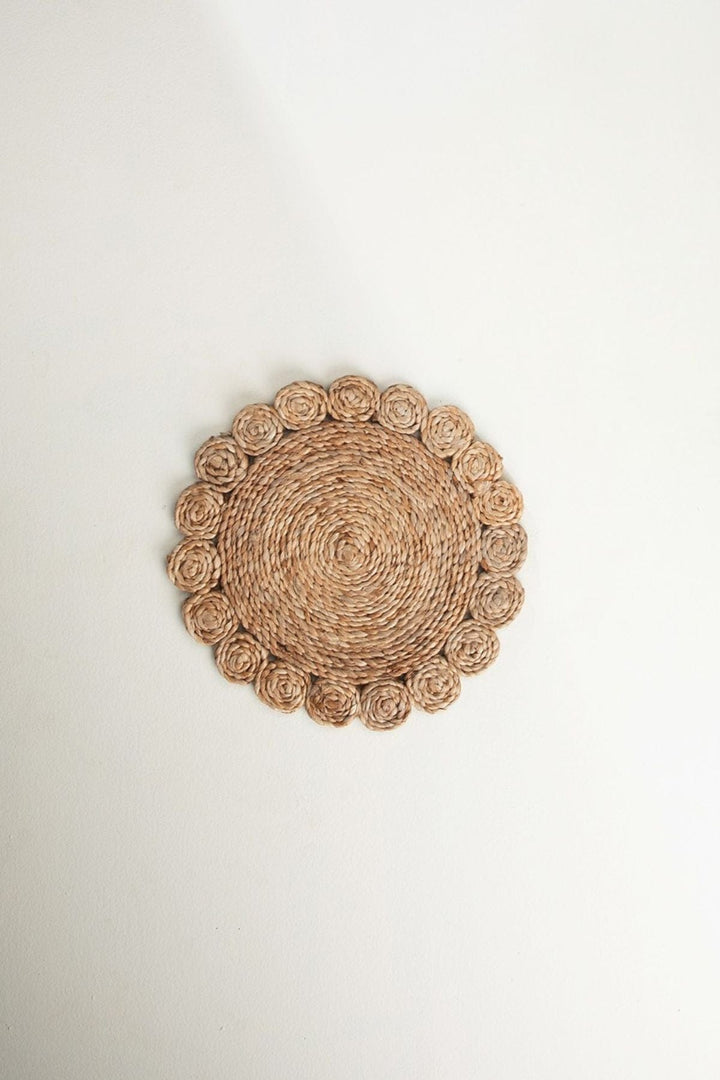TABLE MATS Round Natural Table Mat