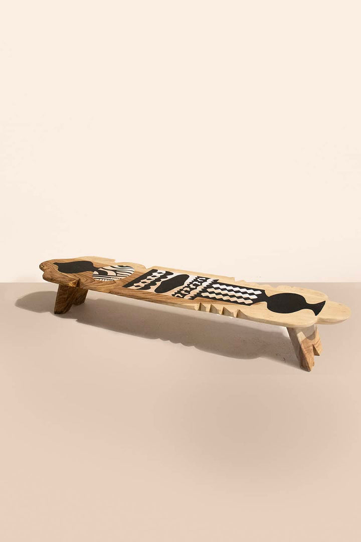 DECORATIVE CENTERPIECE Roz Illusion White Center Piece