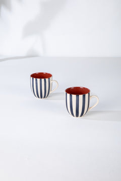 MUGS & CUPS Sabar Striper Ceramic Baga Tea Cup