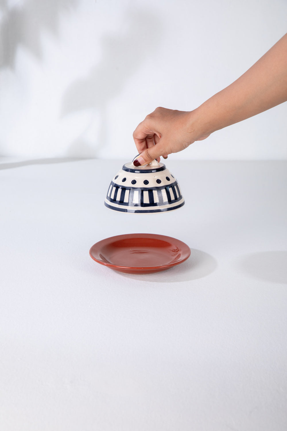 DINING ACCESSORIES Sabar Ceramic Butter Dish (Set Of 2)